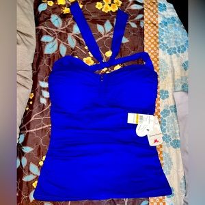 Tommy Bahama V Front Halter Cup Long  Tankini - NWT